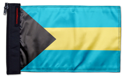 Bahamas 12"x18" Forever Wave Flag for Jeep Wrangler JLU 4-Door 2018-Present