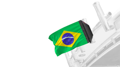 Brazil 12"x18" Forever Wave Flag