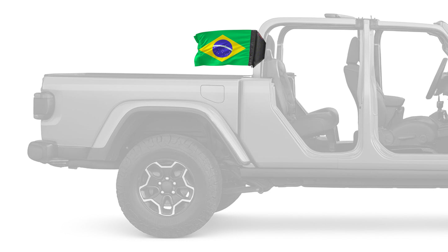 Brazil 12"x18" Forever Wave Flag