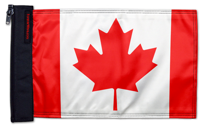 Canada 12"x18" Forever Wave Flag for Jeep Wrangler LJ 2003-2006