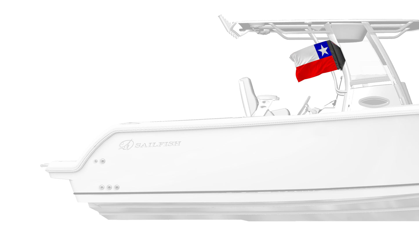 Chile 12"x18" Forever Wave Flag