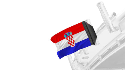 Croatia 12"x18" Forever Wave Flag