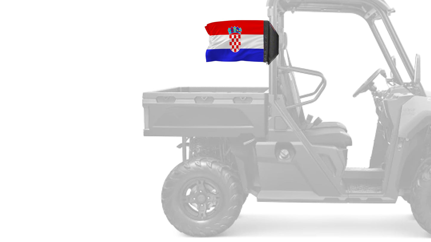 Croatia 12"x18" Forever Wave Flag