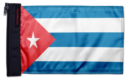 Cuba 12"x18" Forever Wave Flag for Jeep Wrangler JLU 4-Door 2018-Present