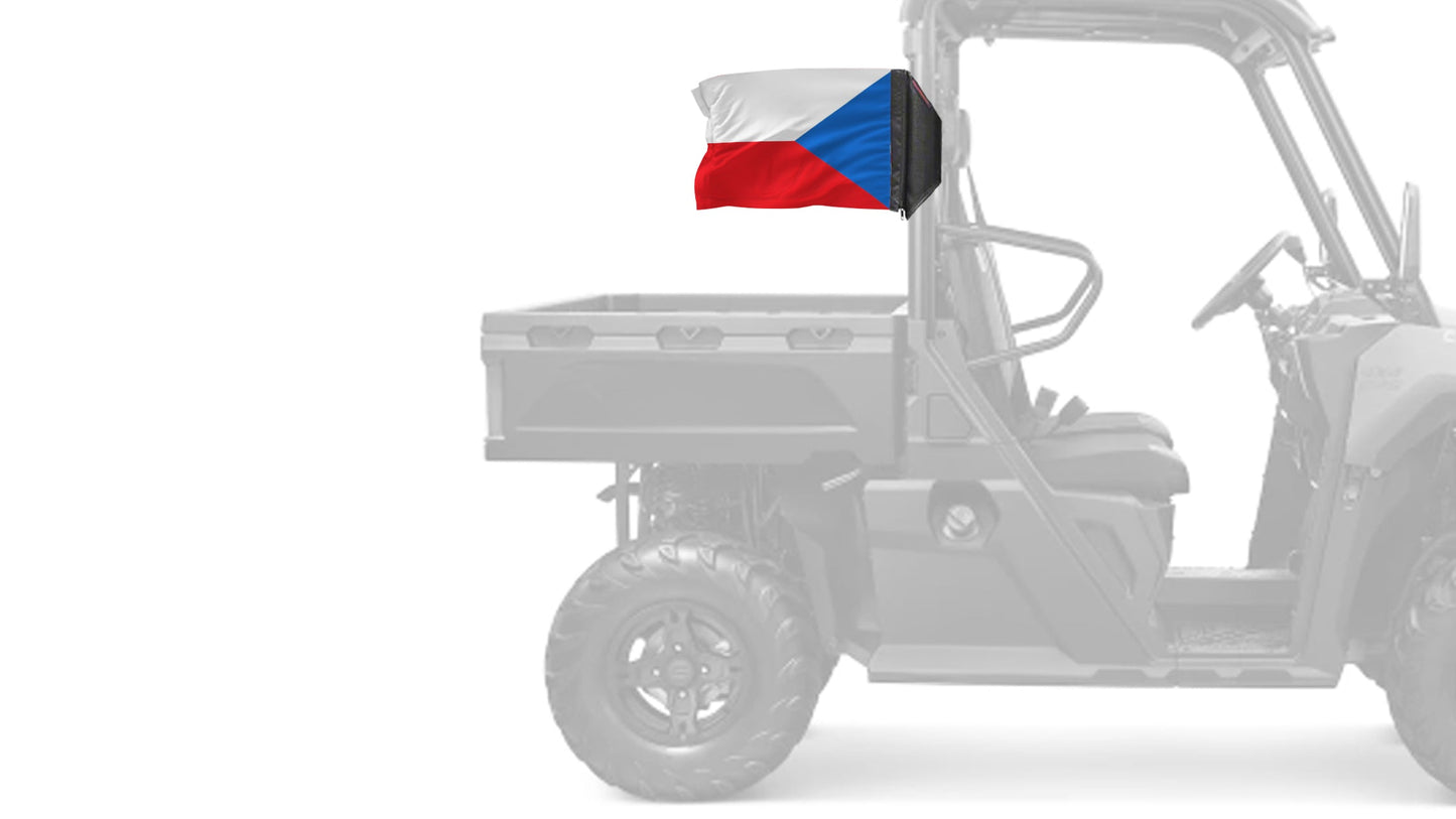 Czech Republic 12"x18" Forever Wave Flag