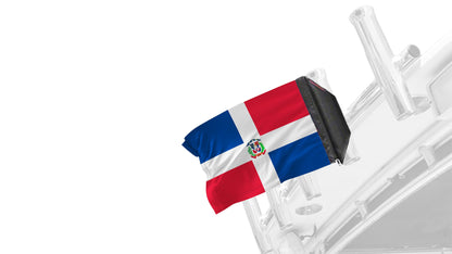 Dominican Republic 12"x18" Forever Wave Flag