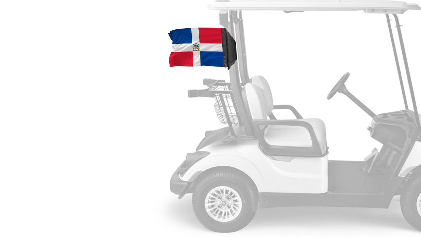 Dominican Republic 12"x18" Forever Wave Flag