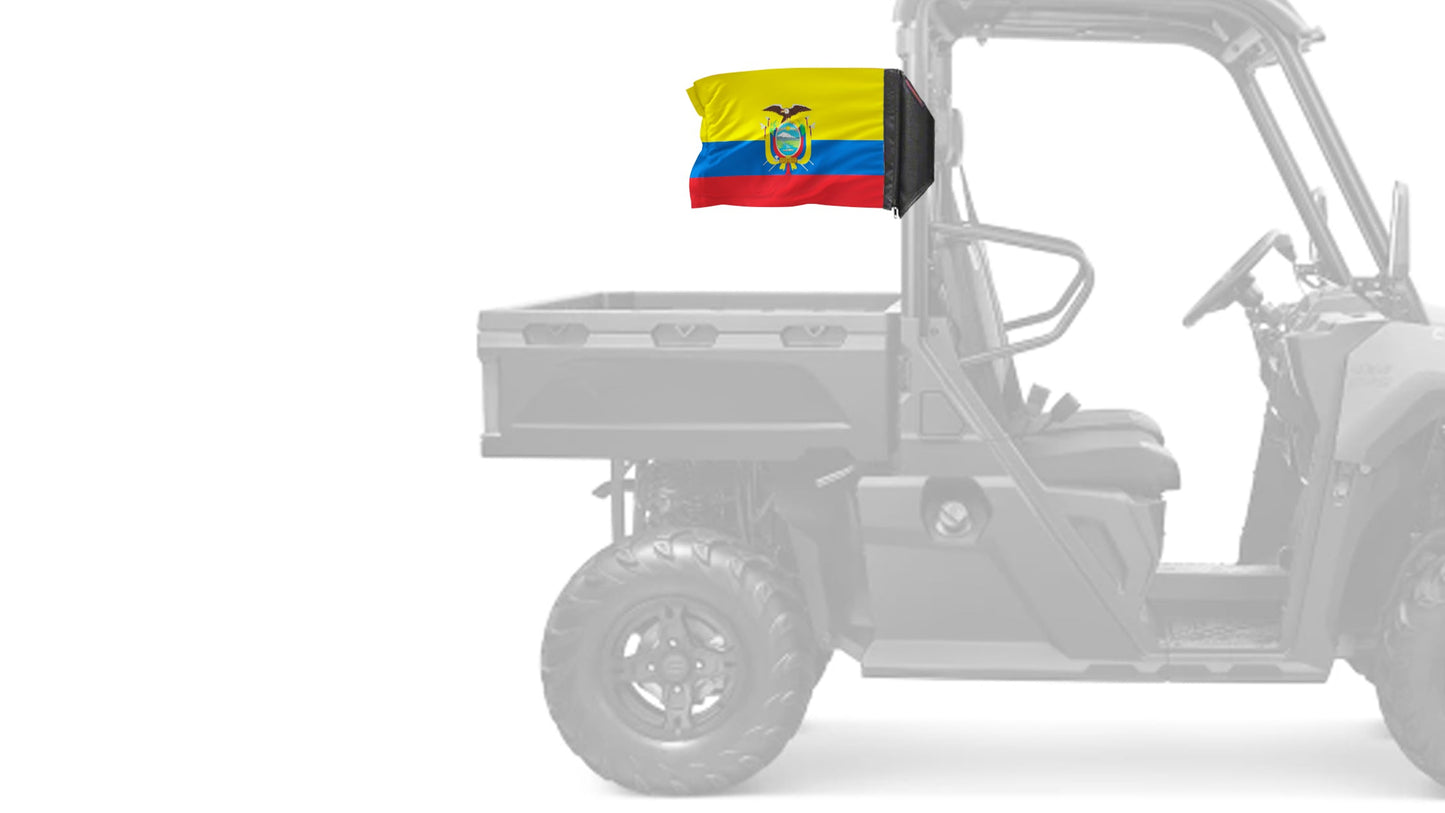 Ecuador 12"x18" Forever Wave Flag