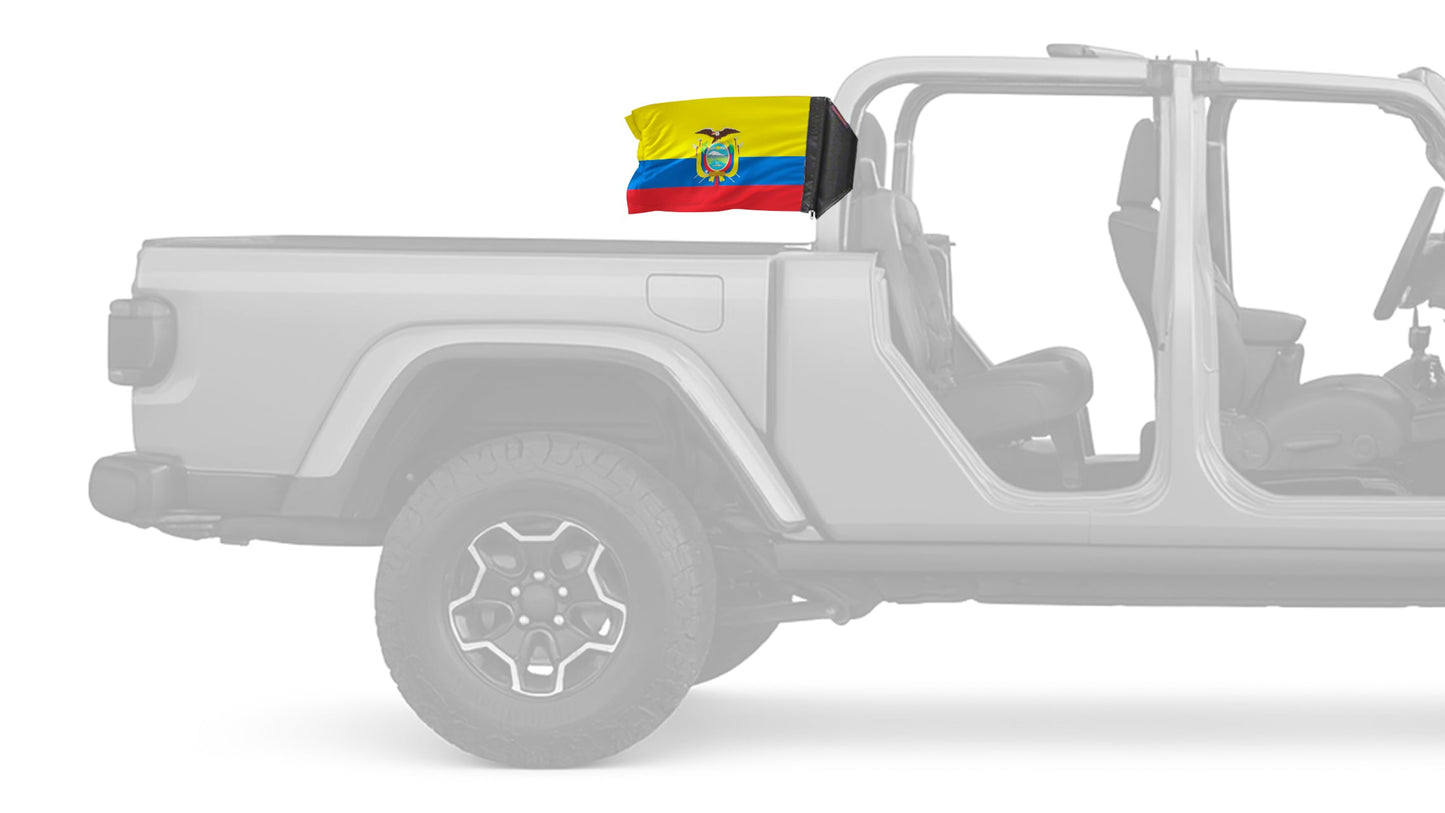 Ecuador 12"x18" Forever Wave Flag