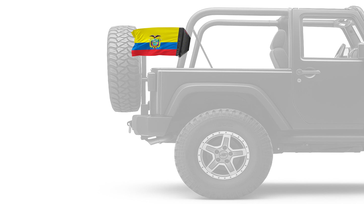 Ecuador 12"x18" Forever Wave Flag