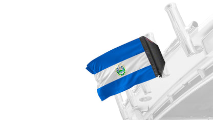 El Salvador 12"x18" Forever Wave Flag