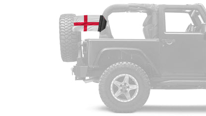 England 12"x18" Forever Wave Flag for Jeep Wrangler JK 2-Door 2007-2018