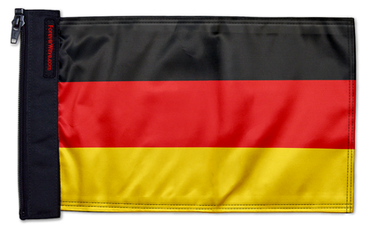 Germany 12"x18" Forever Wave Flag for Jeep Wrangler JLU 4-Door 2018-Present