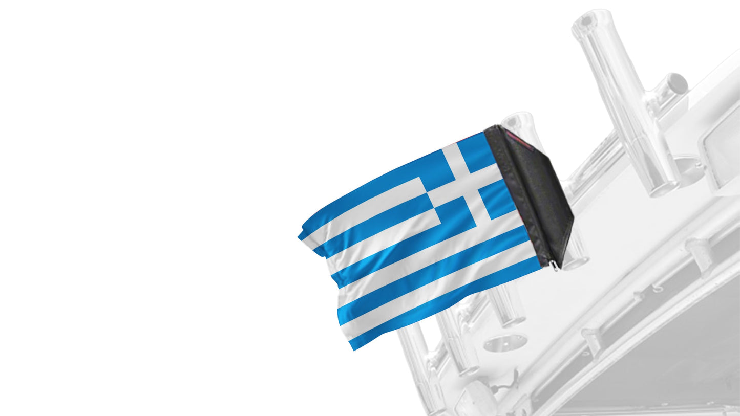 Greece 12"x18" Forever Wave Flag