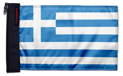 Greece 12"x18" Forever Wave Flag for Jeep Wrangler JLU 4-Door 2018-Present