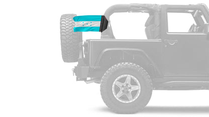 Honduras 12"x18" Forever Wave Flag for Jeep Wrangler YJ 1986-1995