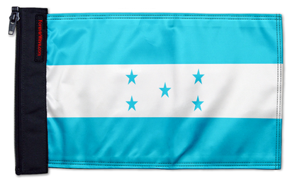 Honduras 12"x18" Forever Wave Flag for Jeep Wrangler JKU 4-Door 2007-2018