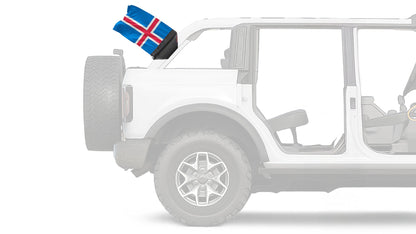 Iceland 12"x18" Forever Wave Flag