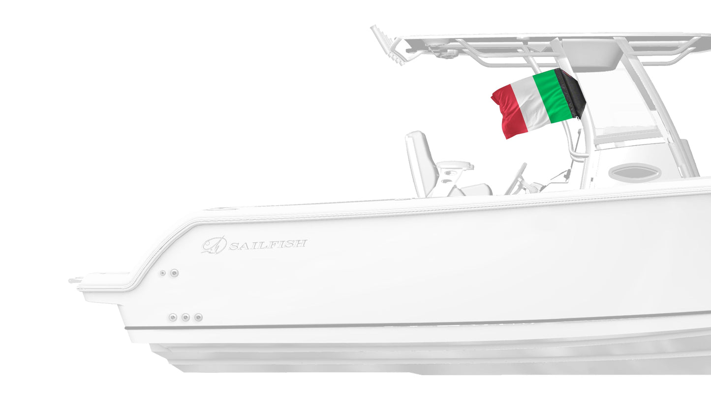 Italy 12"x18" Forever Wave Flag