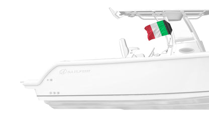 Italy 12"x18" Forever Wave Flag