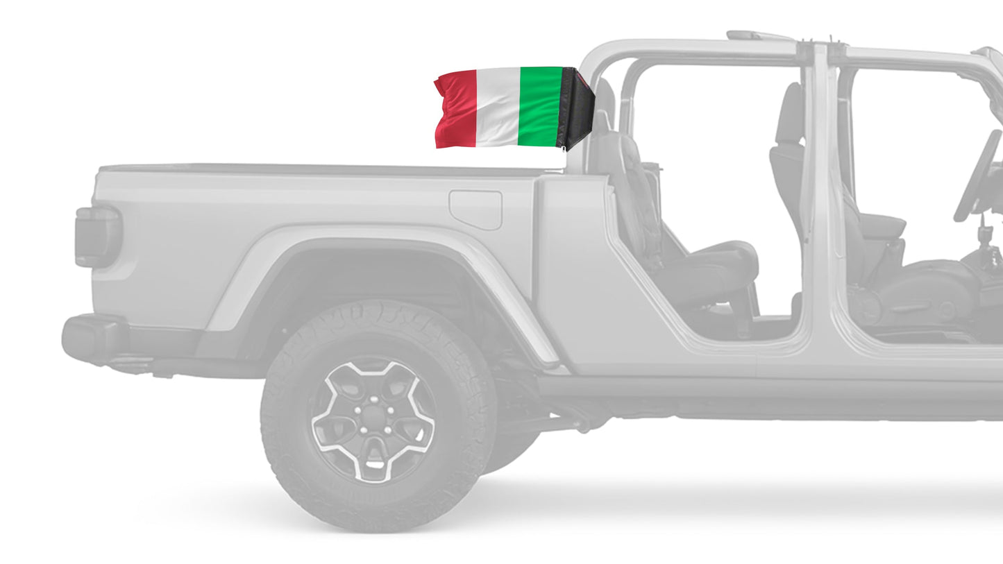 Italy 12"x18" Forever Wave Flag