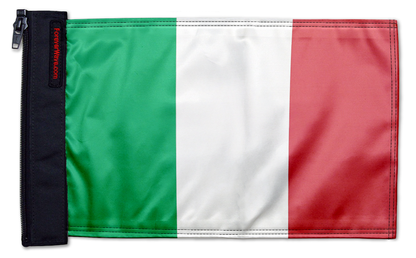 Italy 12"x18" Forever Wave Flag for Jeep Wrangler JLU 4-Door 2018-Present