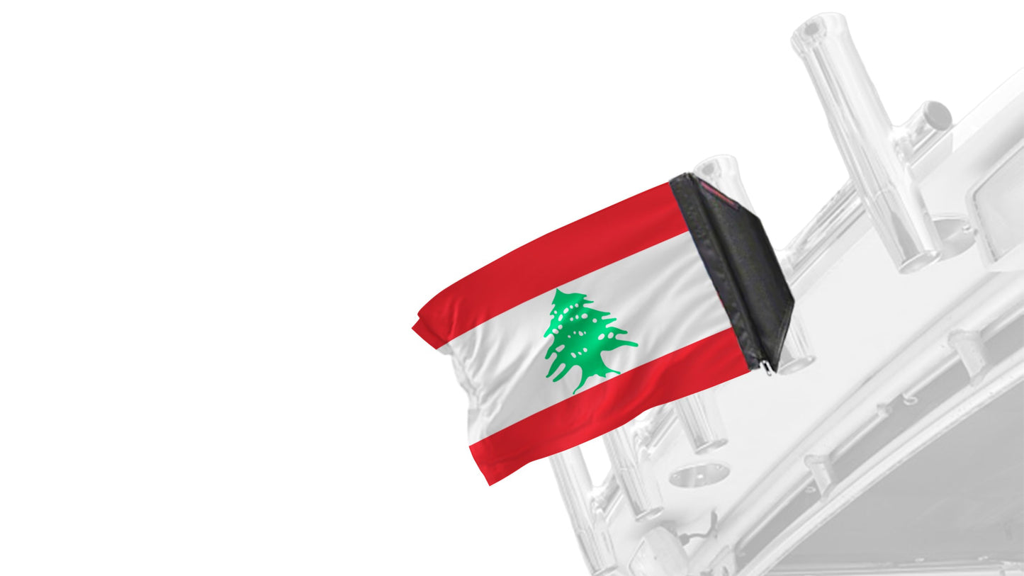 Lebanon 12"x18" Forever Wave Flag