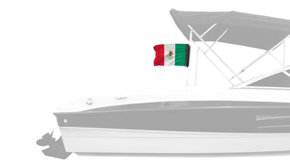 Mexico 12"x18" Forever Wave Flag