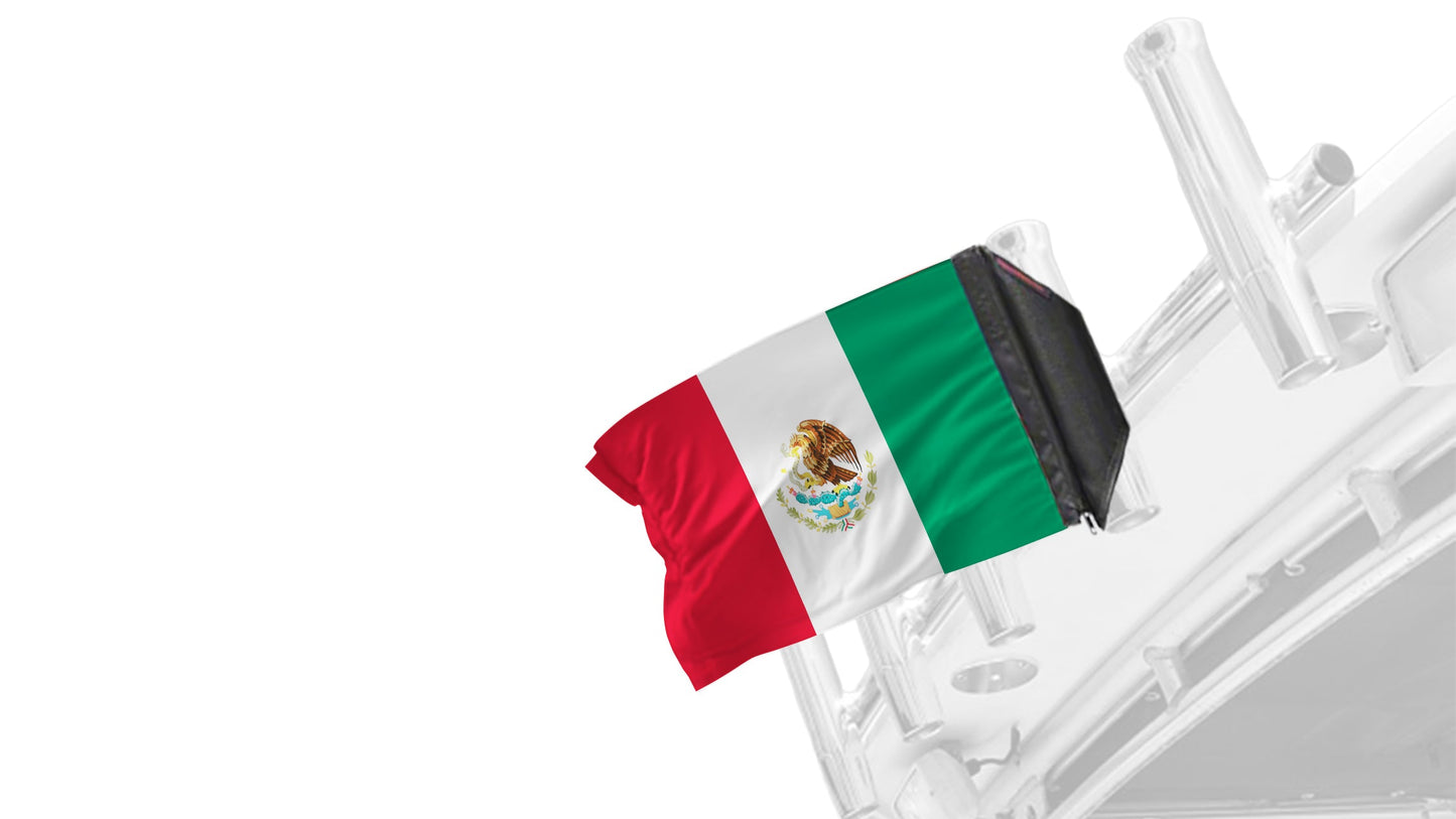 Mexico 12"x18" Forever Wave Flag