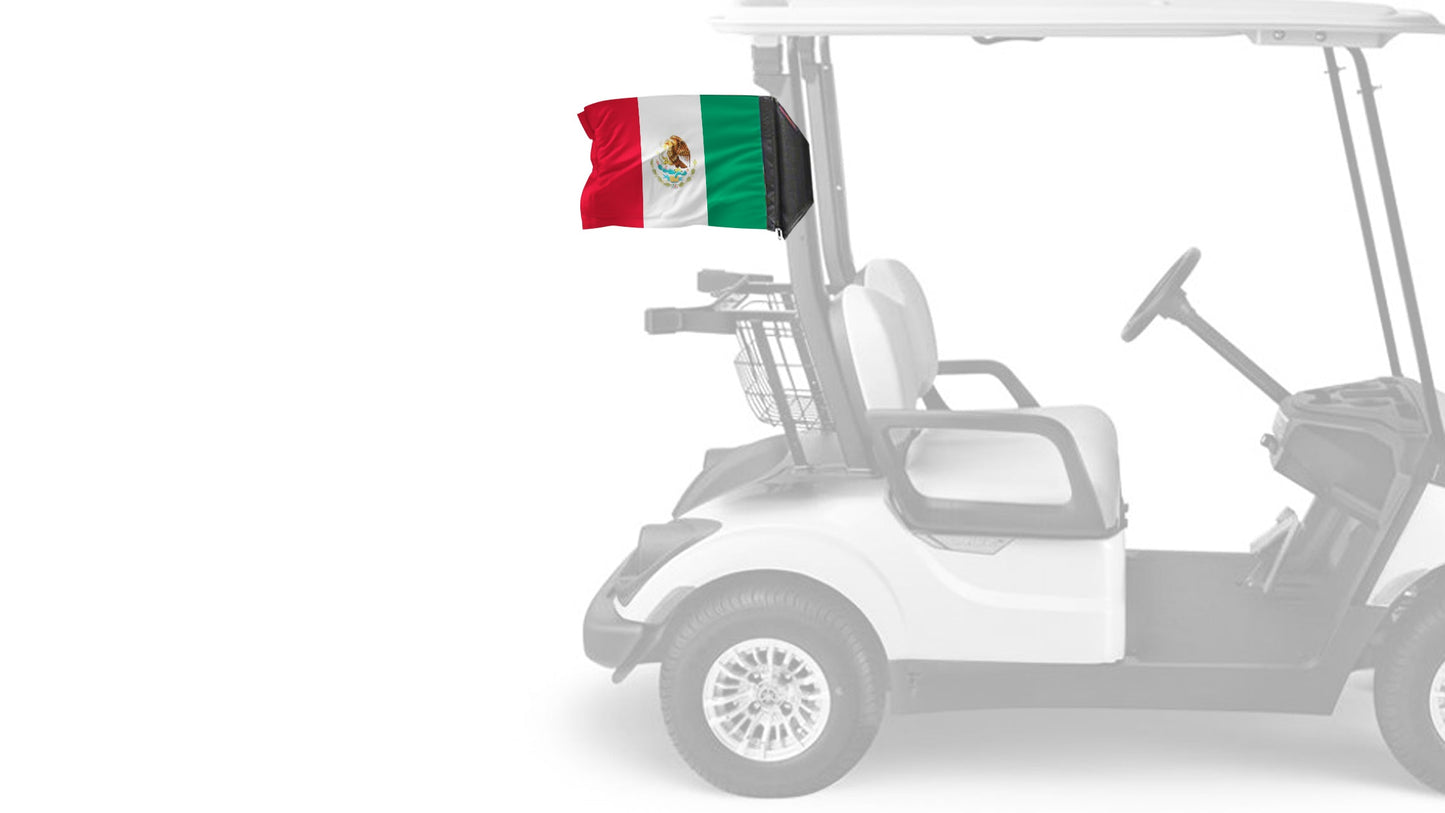 Mexico 12"x18" Forever Wave Flag