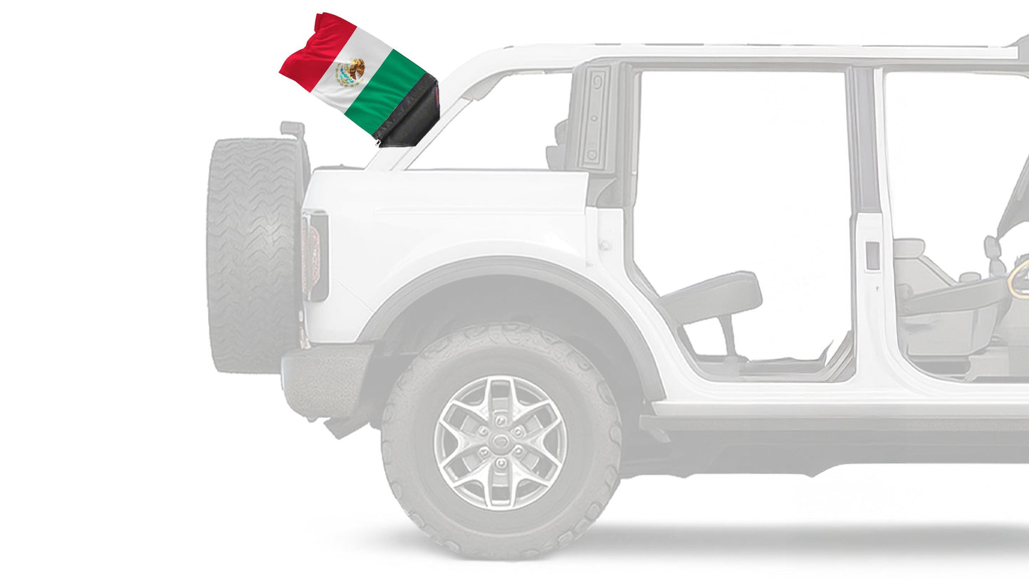 Mexico 12"x18" Forever Wave Flag