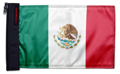 Mexico 12"x18" Forever Wave Flag for Jeep Wrangler JLU 4-Door 2018-Present