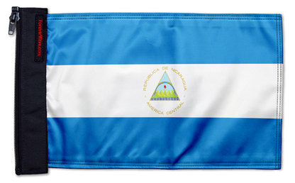 Nicaragua 12"x18" Forever Wave Flag