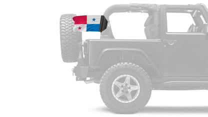 Panama 12"x18" Forever Wave Flag for Jeep Wrangler JLU 4-Door 2018-Present