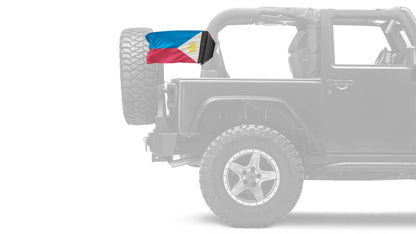 Philippines 12"x18" Forever Wave Flag for Jeep Wrangler JLU 4-Door 2018-Present