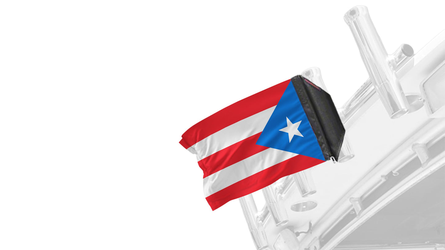 Puerto Rico 12"x18" Forever Wave Flag