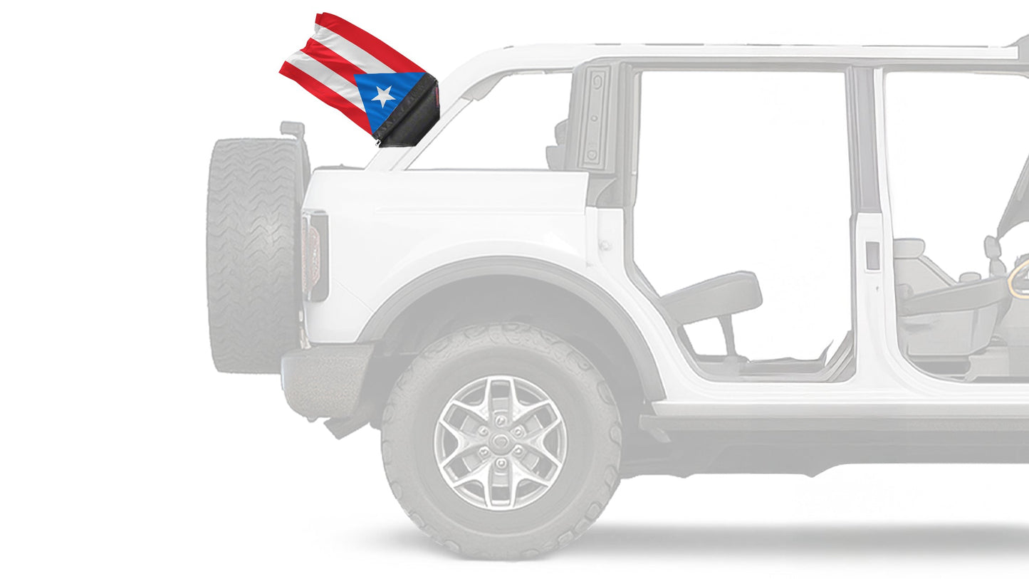 Puerto Rico 12"x18" Forever Wave Flag