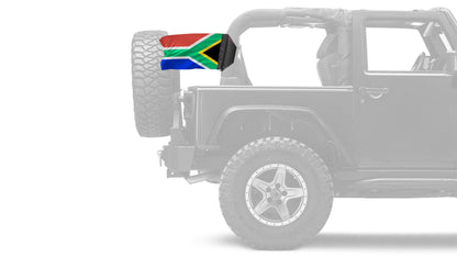 South Africa 12"x18" Forever Wave Flag for Jeep Wrangler JK 2-Door 2007-2018