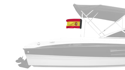 Spain 12"x18" Forever Wave Flag