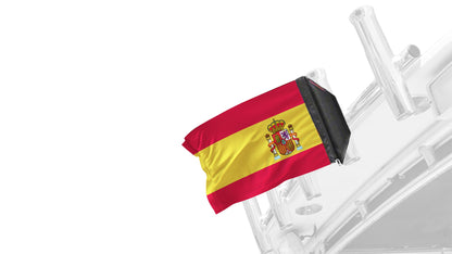 Spain 12"x18" Forever Wave Flag