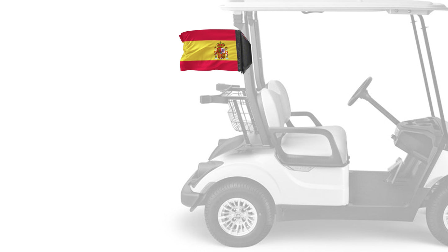Spain 12"x18" Forever Wave Flag