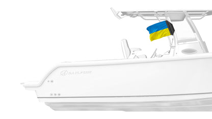 Ukraine 12"x18" Forever Wave Flag