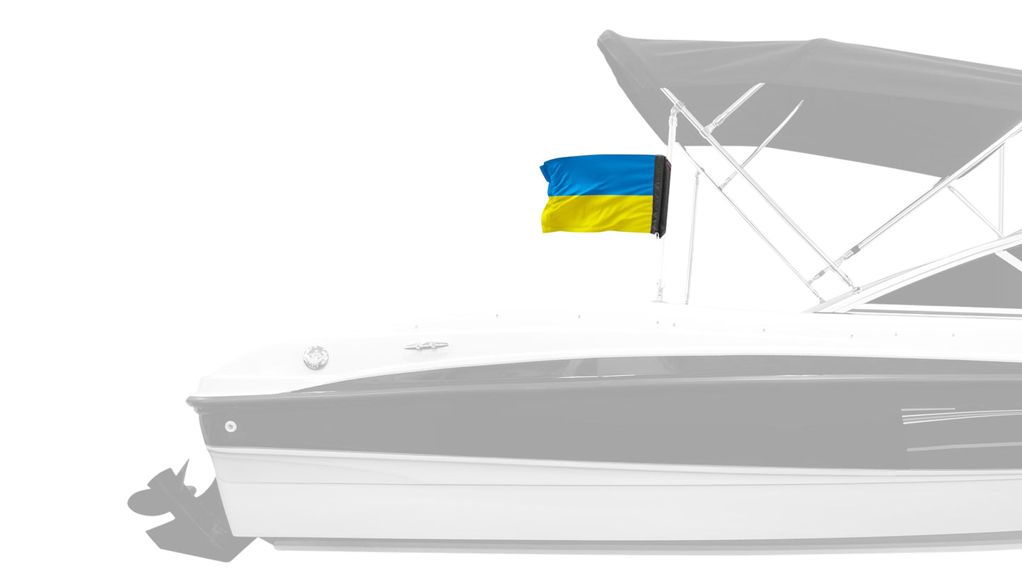 Ukraine 12"x18" Forever Wave Flag