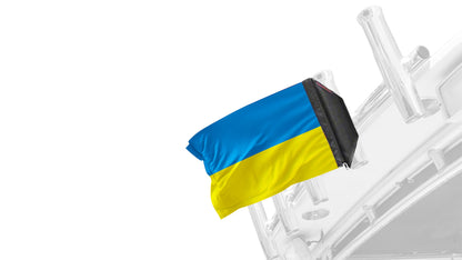 Ukraine 12"x18" Forever Wave Flag