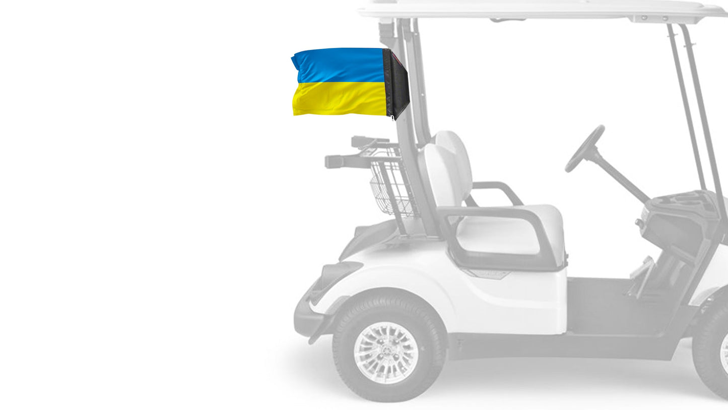 Ukraine 12"x18" Forever Wave Flag