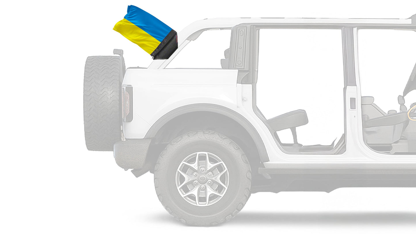 Ukraine 12"x18" Forever Wave Flag