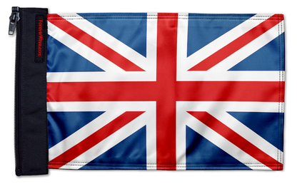 United Kingdom 12"x18" Forever Wave Flag for Jeep Wrangler JKU 4-Door 2007-2018