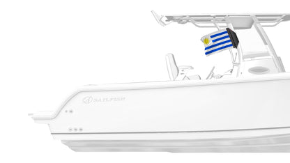 Uruguay 12"x18" Forever Wave Flag