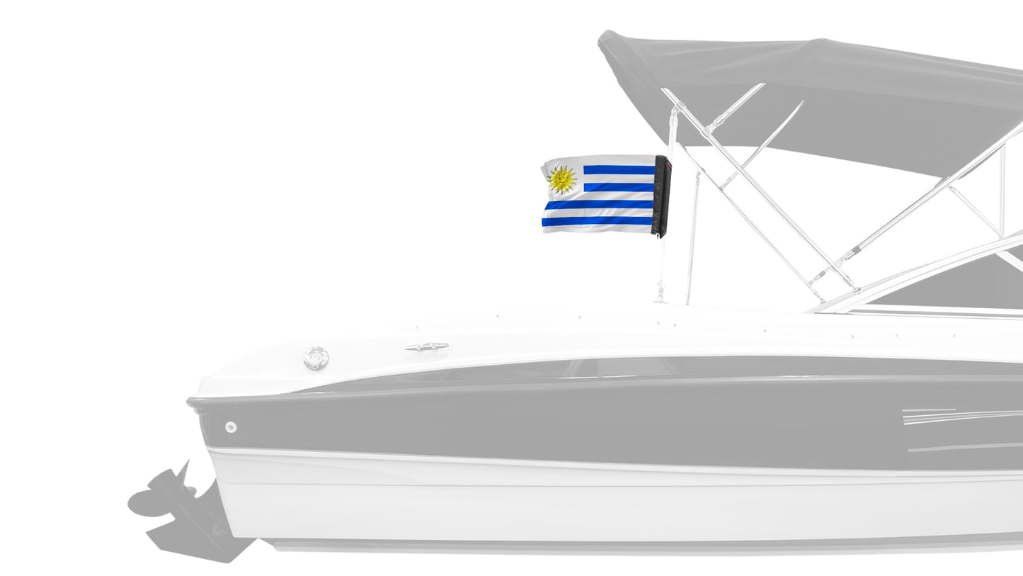 Uruguay 12"x18" Forever Wave Flag