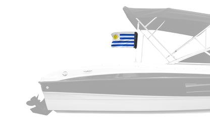 Uruguay 12"x18" Forever Wave Flag